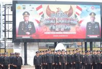 Polresta Sidoarjo melaksanakan Upacara Peringatan Sumpah Pemuda ke-97 Tahun 2025 di Lapangan Apel Mako Polresta Sidoarjo, Selasa (28/10/2025).