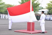 Hari Pahlawan 10 November 2025 diperingati Pemkab Sidoarjo dengan menggelar Upacara Bendera di halaman Mal Pelayanan Publik/MPP Sidoarjo, Senin, (10/11).