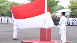 Hari Pahlawan 10 November 2025 diperingati Pemkab Sidoarjo dengan menggelar Upacara Bendera di halaman Mal Pelayanan Publik/MPP Sidoarjo, Senin, (10/11).