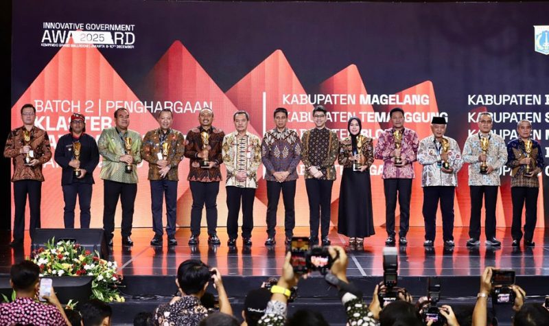 Kabupaten Sidoarjo kembali dinobatkan sebagai Kabupaten Terinovatif pada Innovative Government Award (IGA) 2025.