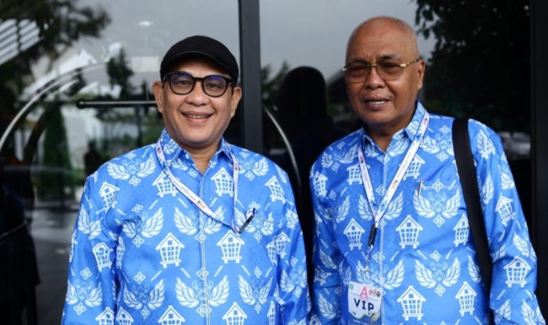 Penanggungjawab HPN 2026 Banten Akhmad Munir didampingi Ketua Panitia HPN Zulmansyah Sekedang.