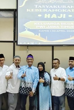 PWI Jatim Gelar Pelepasan Jemaah Haji, 11 Wartawan Siap ke Tanah Suci