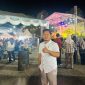 Ketua PWI Pamekasan, Hairul Anam, menghadiri undangan penutupan Pamekasan Economic Fest 2026 di kawasan monumen Arek Lancor.