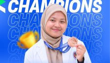 Linda Ayuni, mahasiswa IAI Al-Khairat peraih medali perunggu Puskanas 2026. (Foto: Istimewa)
