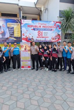 Polsek Buduran Ajak Pelajar SMA Antartika Jaga Toleransi dan Tolak Paham Radikal