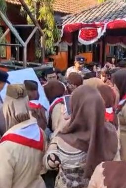 Polsek Buduran Ajak 900 Siswa SPENBUD Rawat Toleransi dan Persatuan