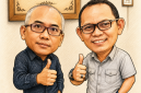 Budi Purnomo Karjadiharjo (Founder Hallo Grup) bersama Andy Setiawan (Pimpinan Redaksi Hallo Grup).