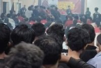 Forum Konferensi Daerah (Konferda) Gerakan Mahasiswa Nasional Indonesia (GMNI) Jawa Timur yang diselenggarakan di Nganjuk pada Minggu (06/09/2026) berakhir ricuh.
