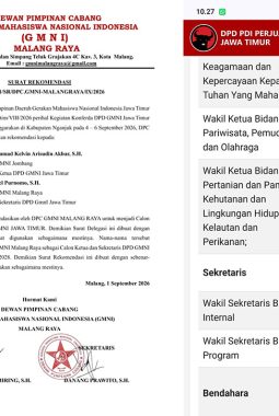 Polemik SK dan Surat Rekomendasi Memicu Kericuhan di Konferda GMNI Jatim