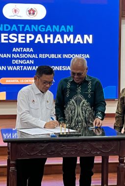 Teken MoU, PWI Perkuat Sinergi dengan Lemhannas untuk Menjaga Ketahanan Nasional
